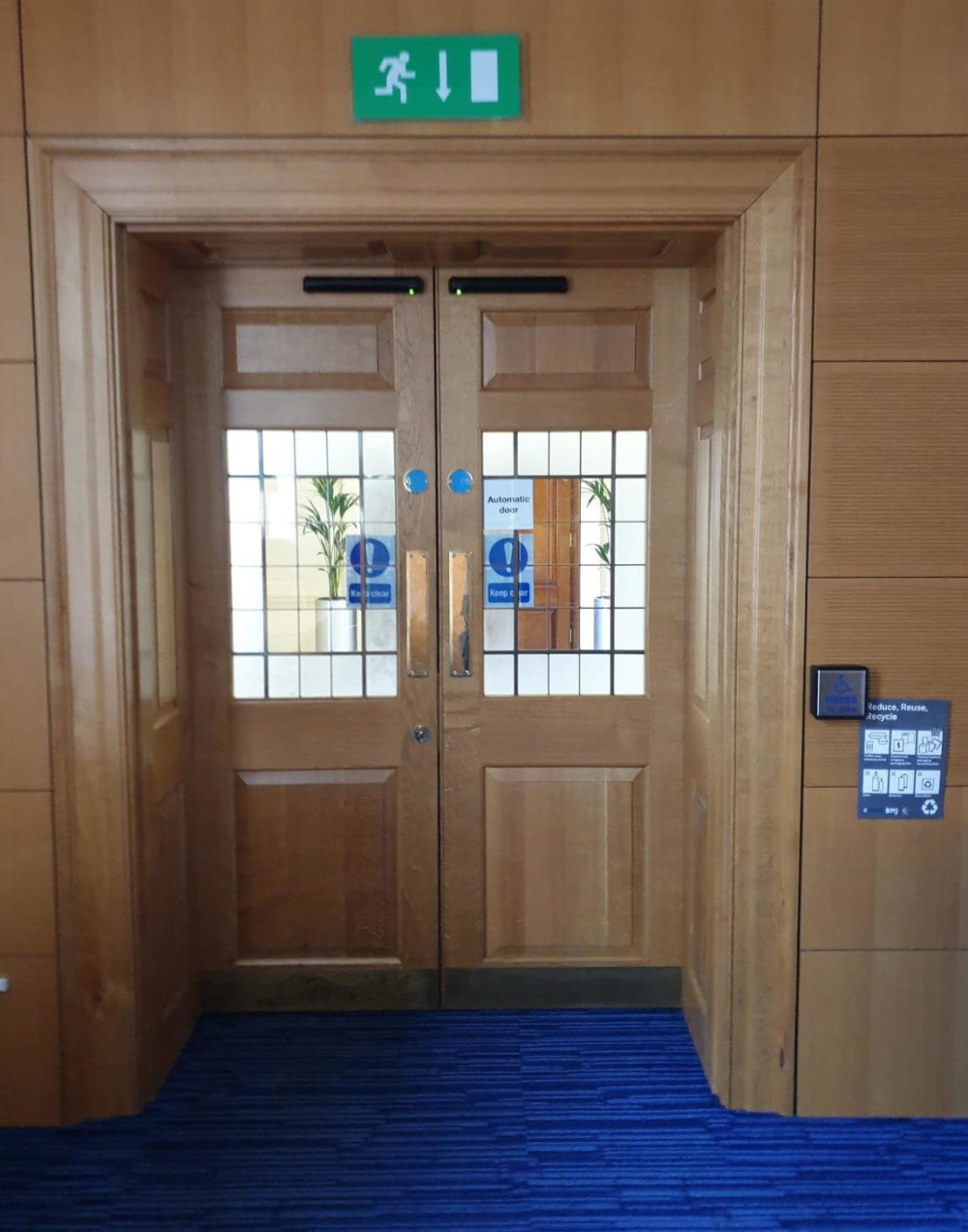 Artic fit Disabled Door Access for The British Medical Association